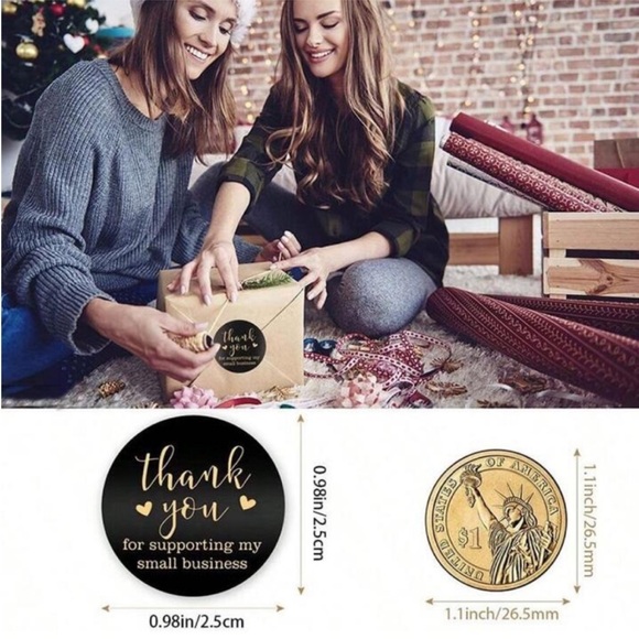 40 10x13 Poly Mailers, 100 Cards & 500 Stickers Bundle - Picture 10 of 15